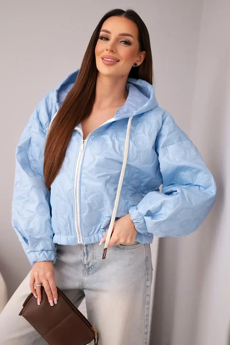 Dámska prešívaná bunda s kapucňou Kesi