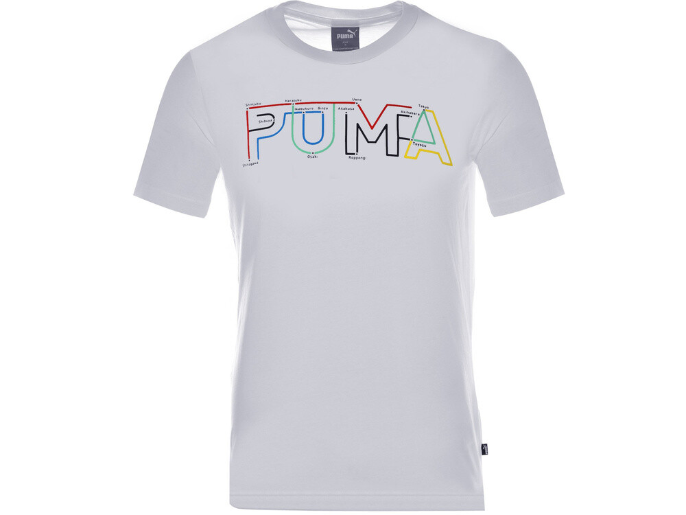 Puma biele tričko Graphic 584712-02
