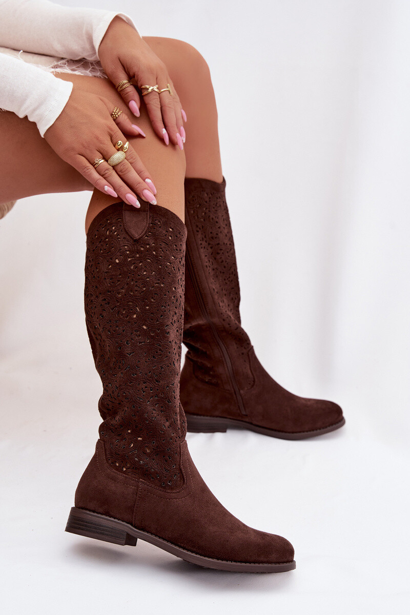 S. BARSKI Dámske členkové čižmy bez podpätku