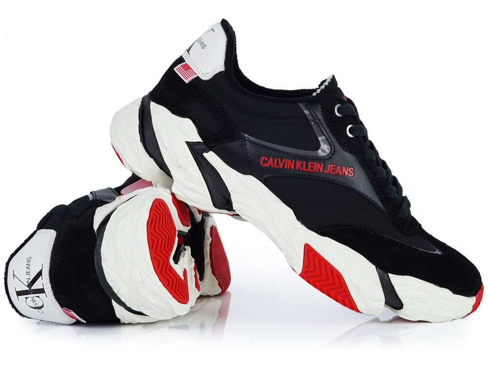 Calvin Klein - Jeans Sigma - Čierne/Biele tenisky