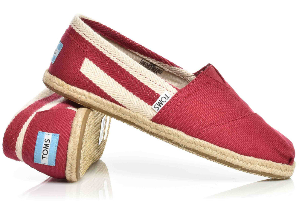 Toms - Classic červené espadrilky