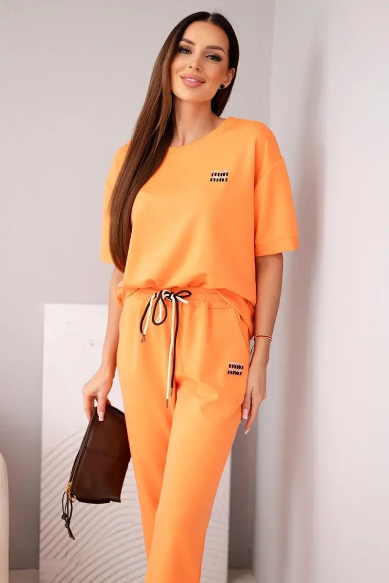 Dámsky viskózový set Kesi s krátkymi rukávmi a nohavicami