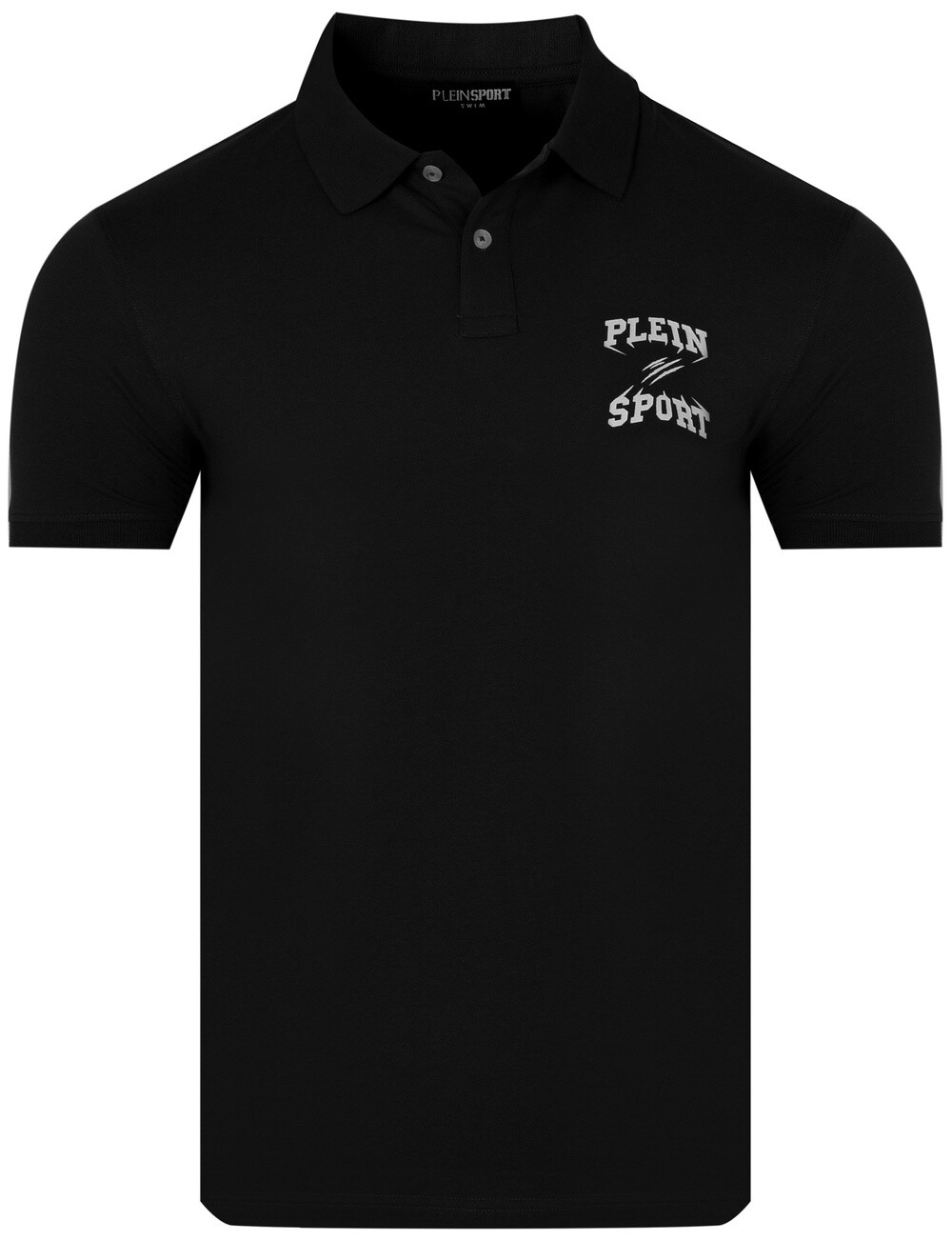 PLEIN SPORT - pánske polo PS25MPL01/02 ČIERNA