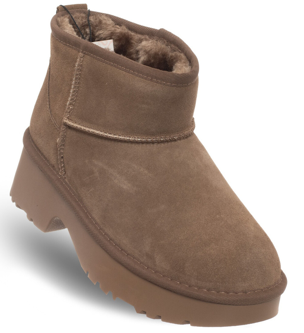 SOLO SOPRANI Členková obuv z brúsenej kože