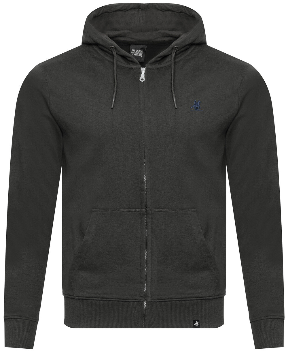Pánska mikina s kapucňou a zipsom US GRAND POLO