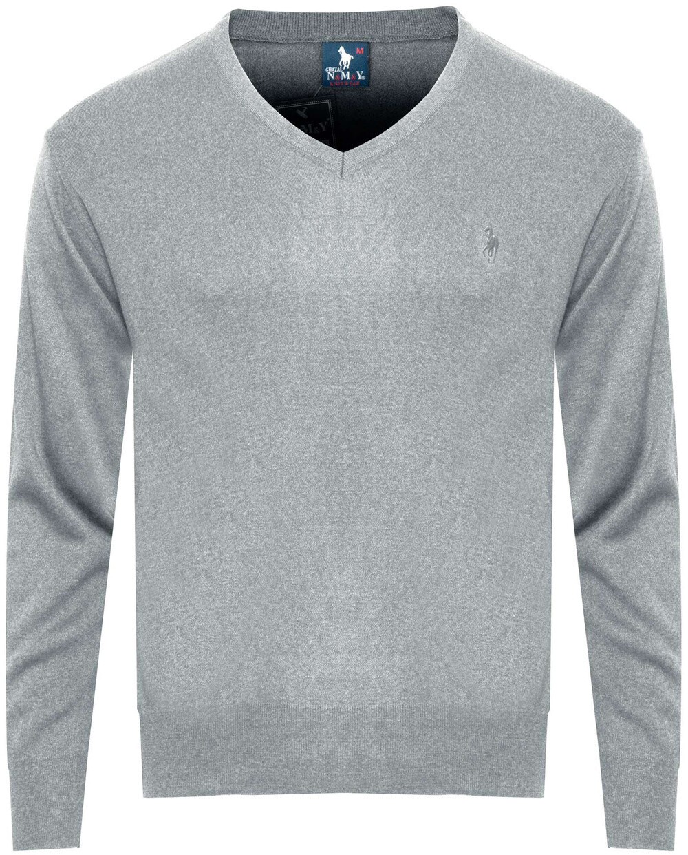 TRIKKO pánske tričko V 501 A.GRI