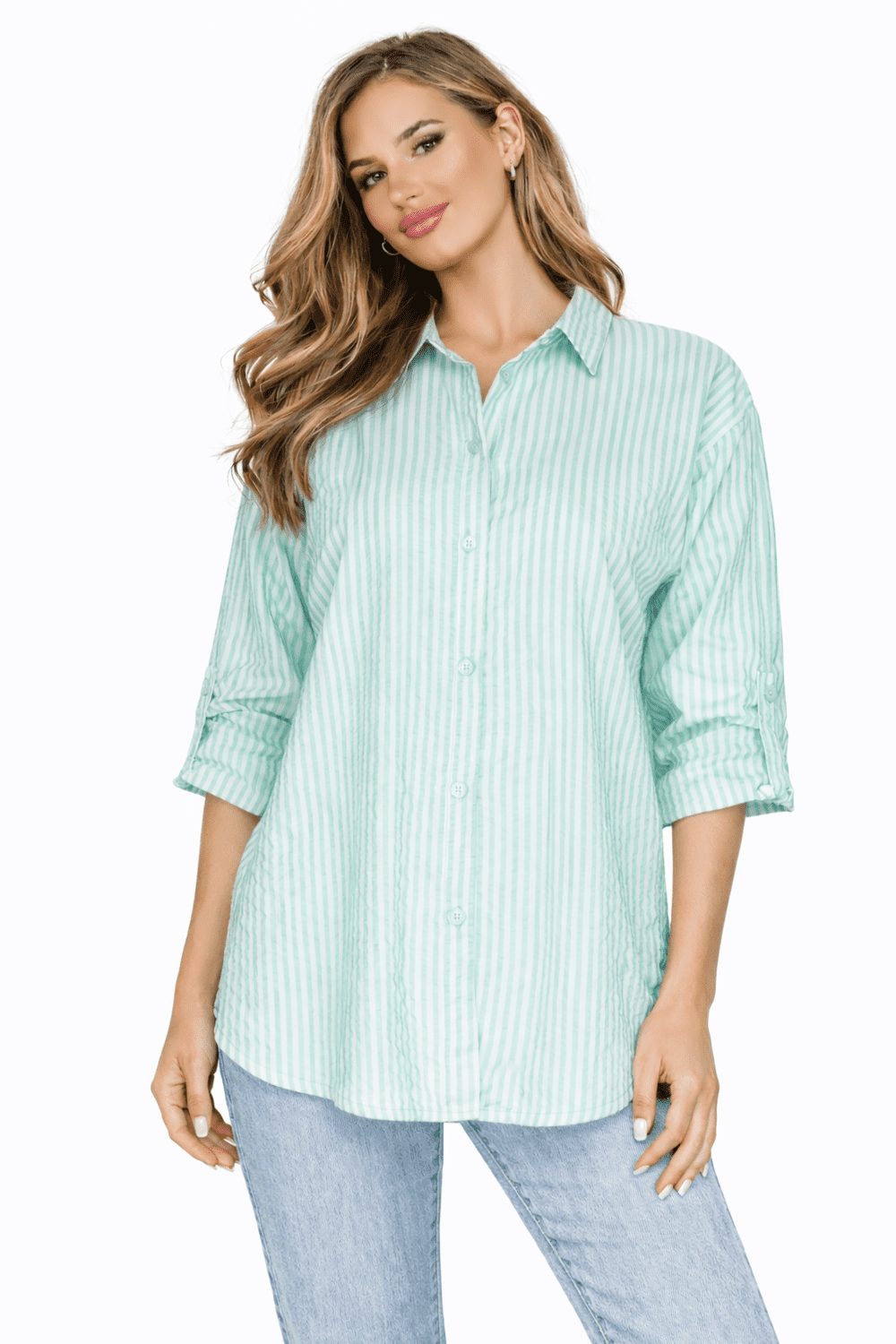 Mätovo-zelené hodinky FASHION ID8849