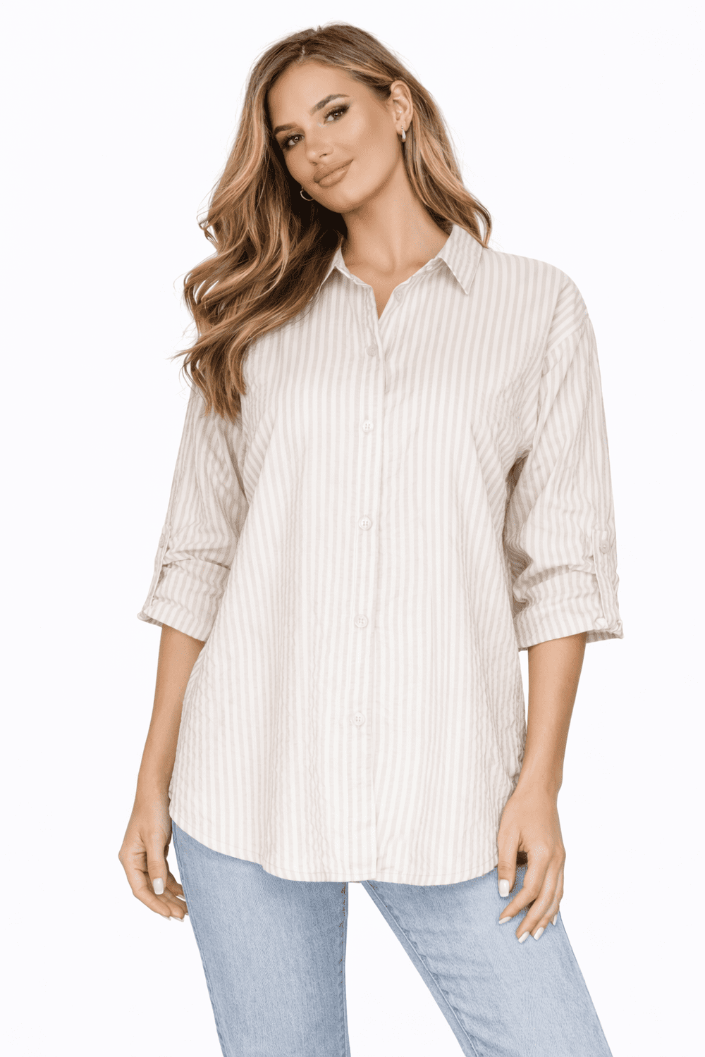 Bežová fashion kabelka ID8847