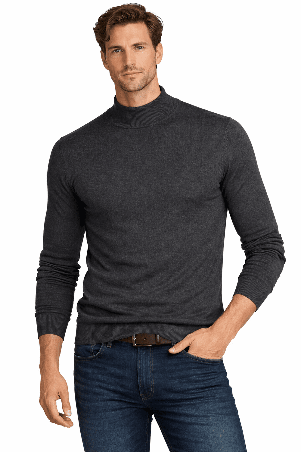 Pánske tričko s dlhým rukávom a kapucňou