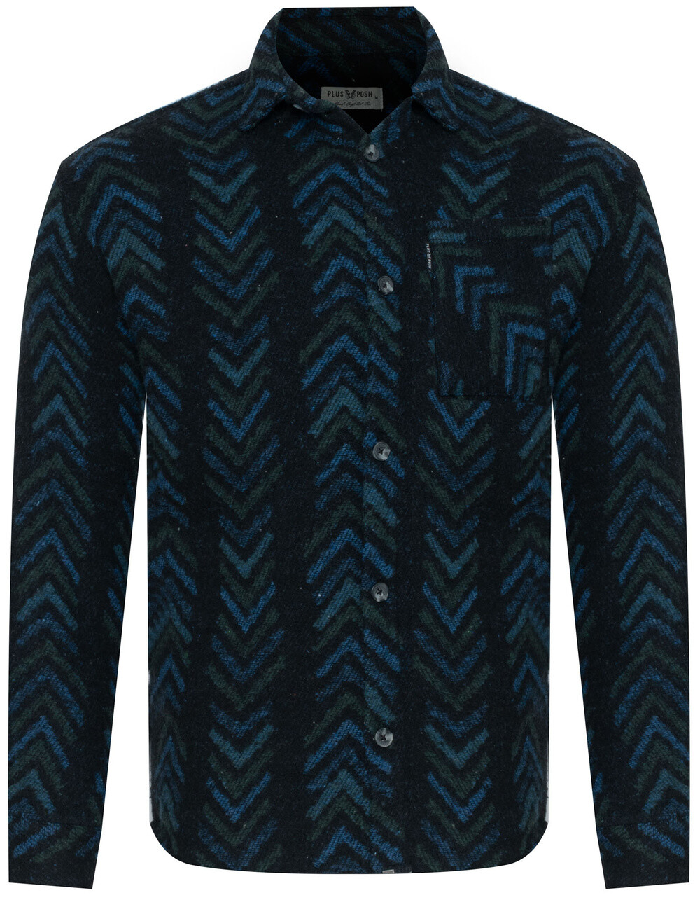 Plus size mikina POSH - čierna