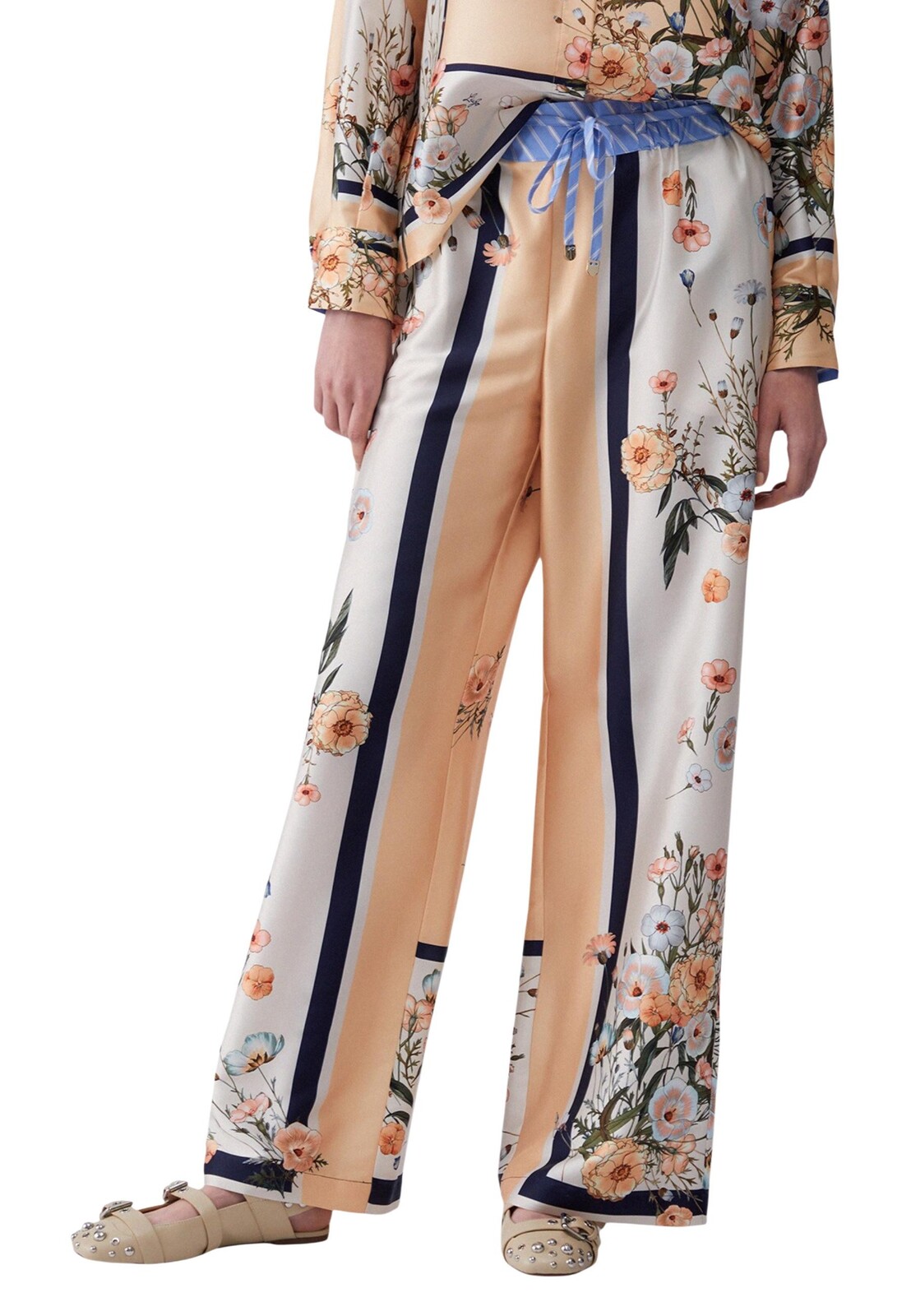 Liu Jo květinové nohavice