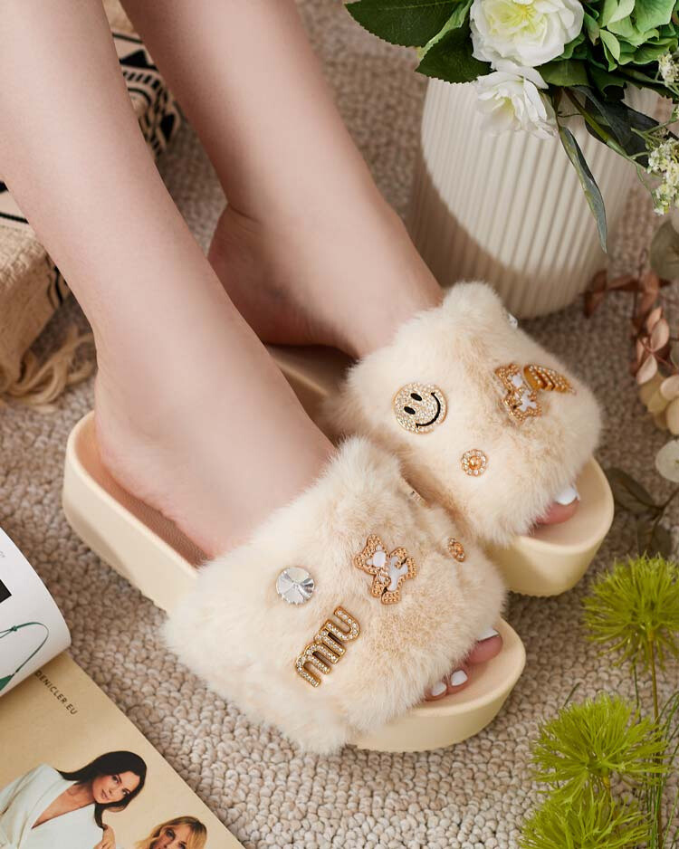 Dámske flip-flopy Helimme na platforme