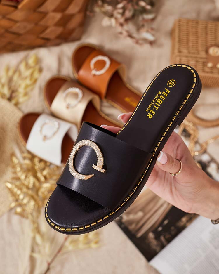 Dámske žabky Omerta s plochou podrážkou