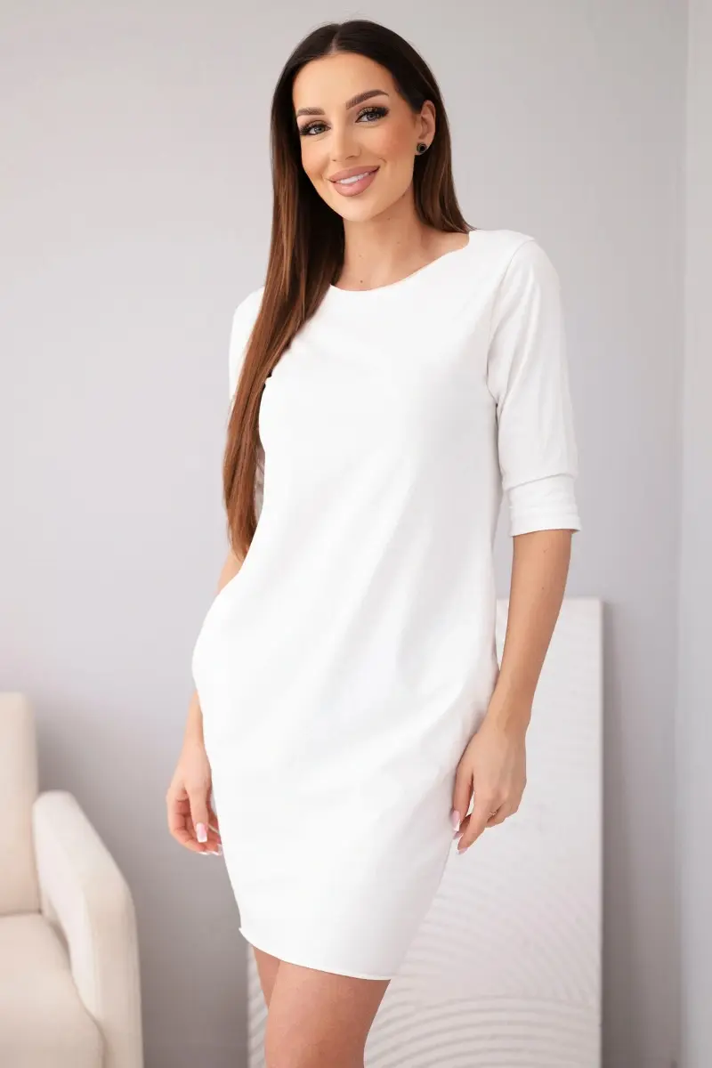 Kesi Włoski dámske bavlnené šaty s 3/4 rukávom