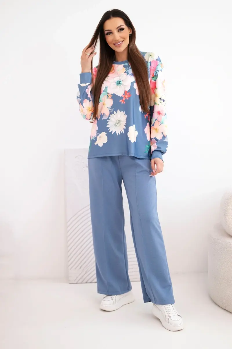 Kesi dámska súprava s kvetinovým vzorom