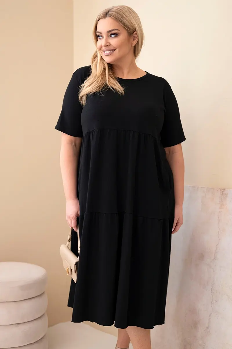 Kesi Włoski dámske bavlnené Plus Size šaty