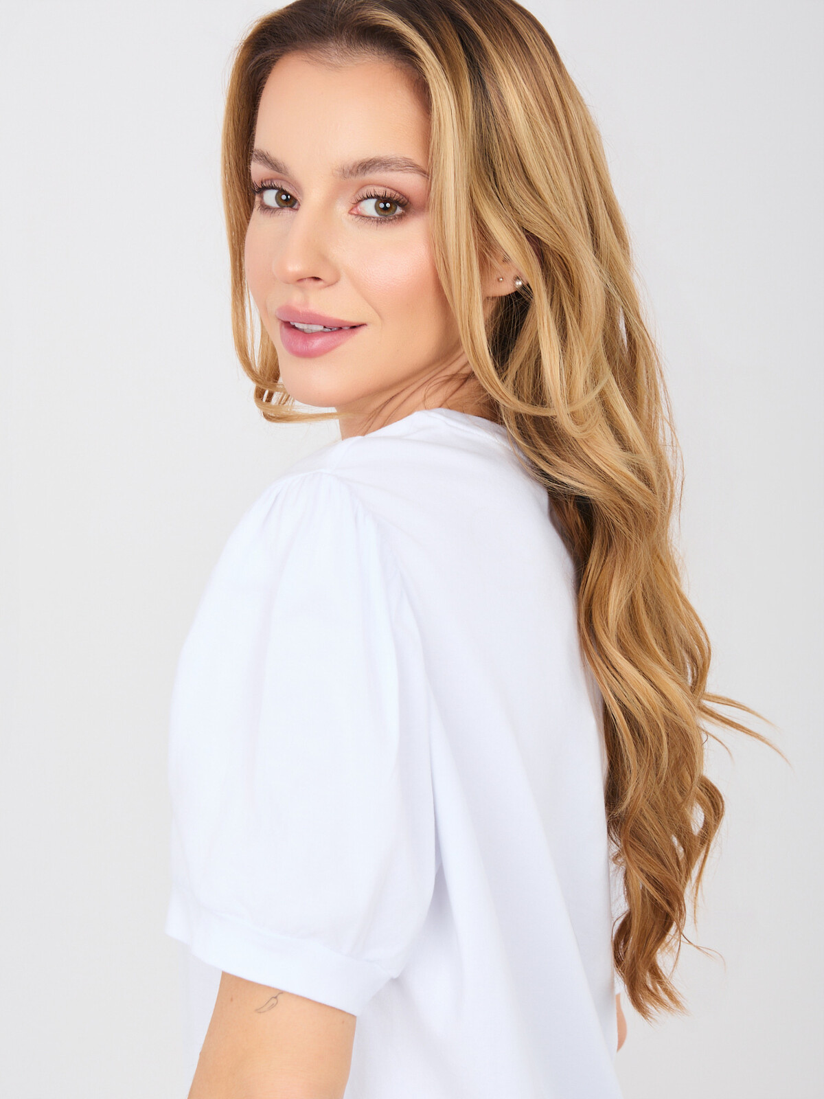 Biela dámska blúzka oversize RUE PARIS