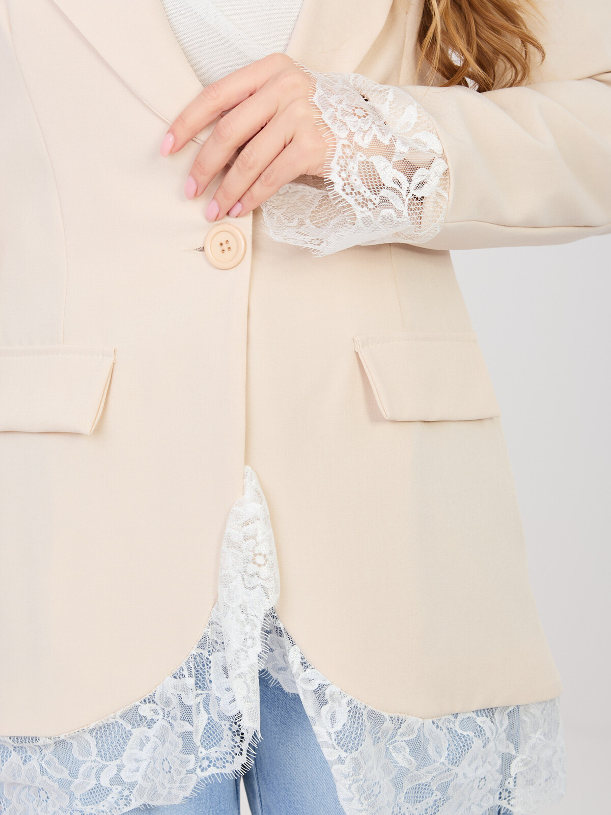 Jasno béžové sako