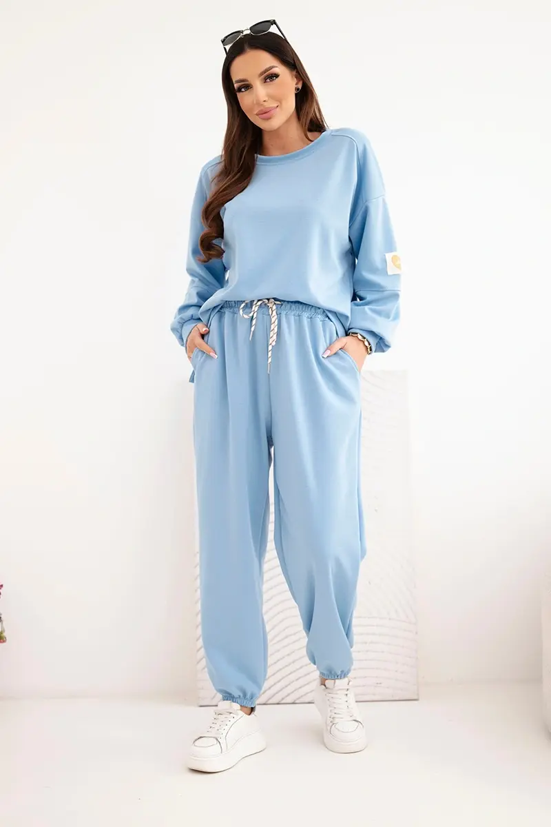 Kesi dvojdielna súprava s motívom 'LOVE' modrá