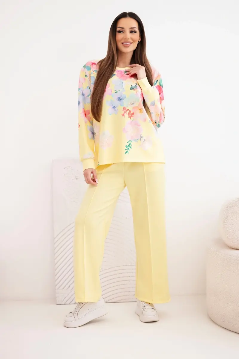 Kesi Włoski dámska súprava s kvetinovým vzorom