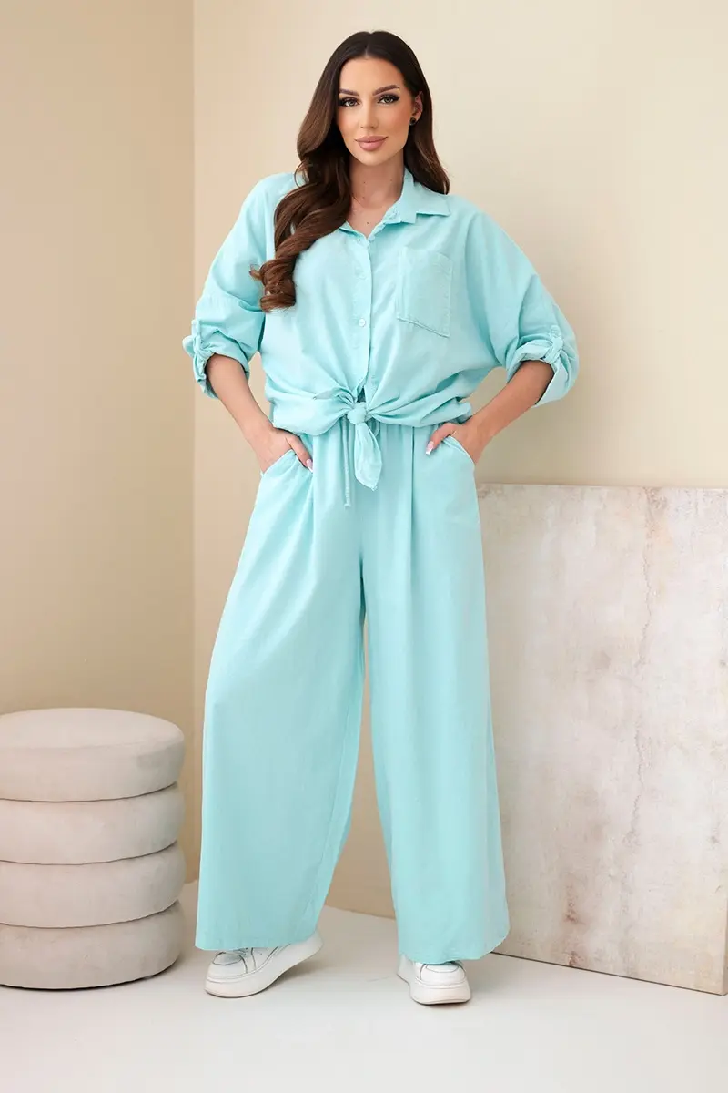 Kesi Włoski dámska súprava s viazanou košeľou