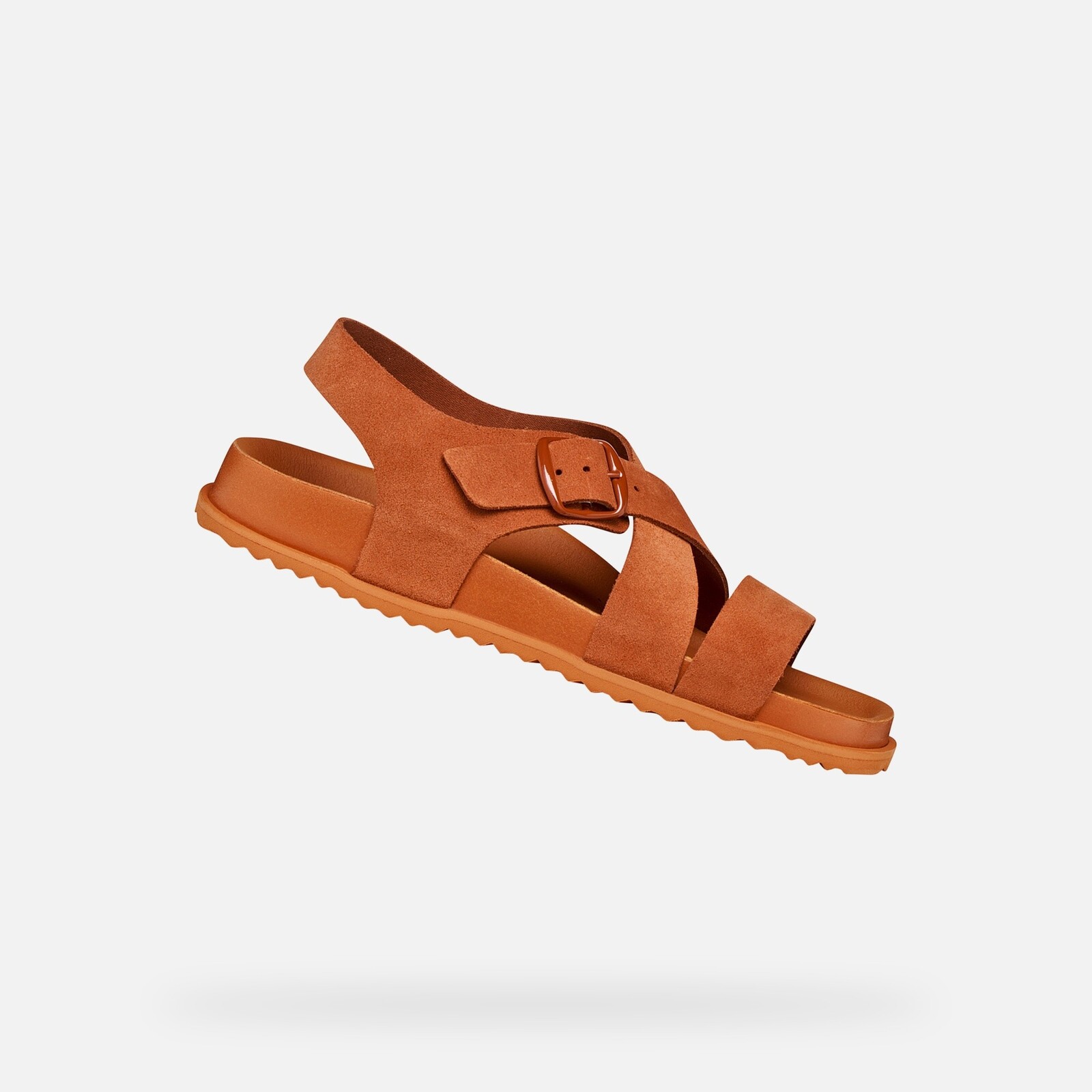 Oranžové dámske sandále Geox Sandybett