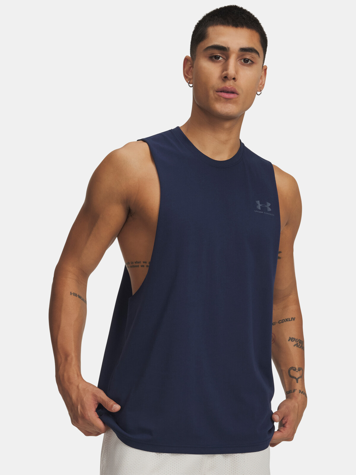 Pánske tielko Under Armour UA LEFT CHEST CUT OFF
