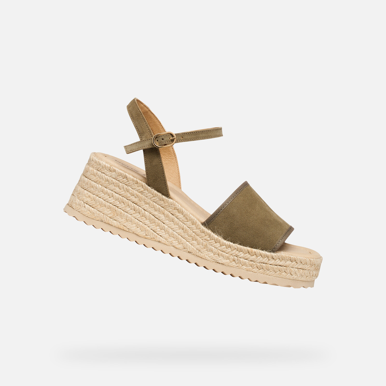 Khaki sandále Geox Alemeria