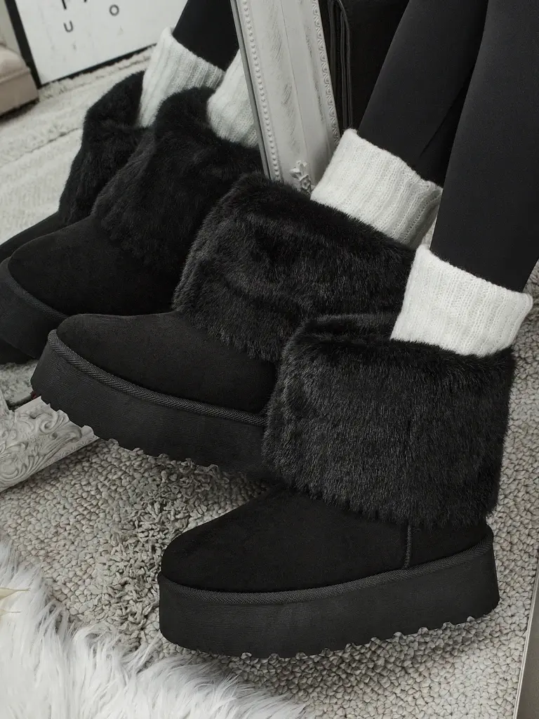 Resti dámske topánky na zimu s kožušinkou Irelle