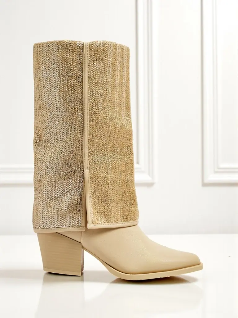 Dámske členkové čižmy na podpätku Resti Virelia