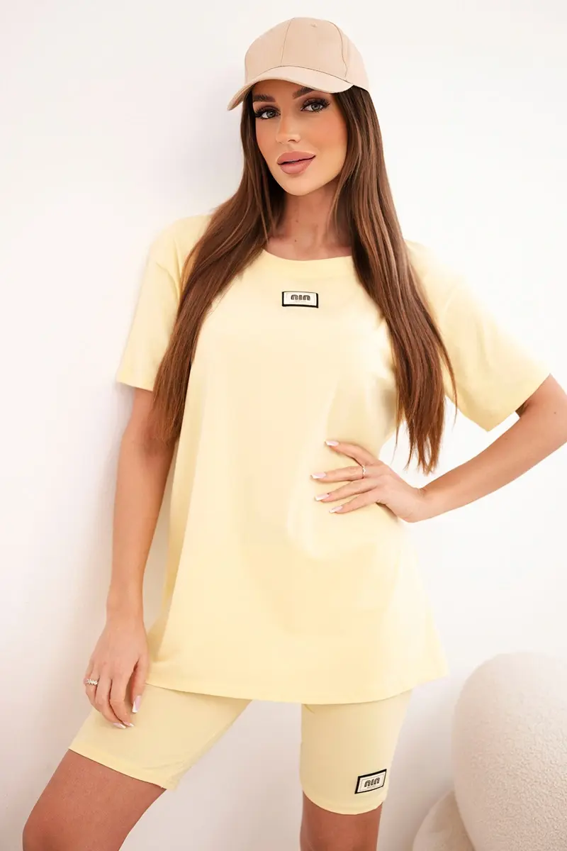 Kesi ženská tepláková súprava s krátkymi rukávmi a šortkami