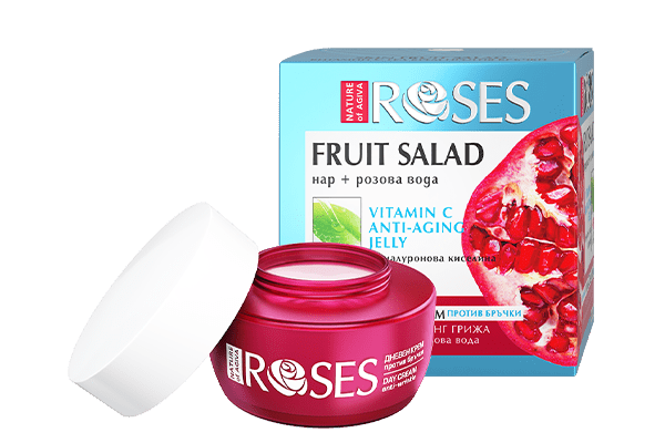 FRUIT SALAD vitamín C gélový krém proti vráskam s extraktom z granátového jablka a ružovou vodou 50 ml - NATURE OF AGIVA