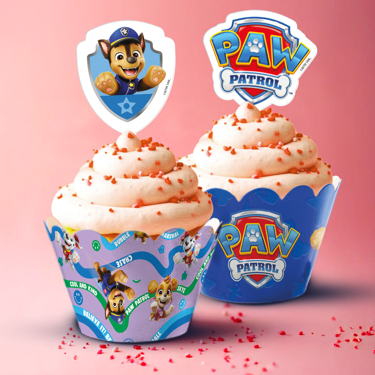 Dekora Košíčky na muffiny so zápichom - Paw Parol 6 ks