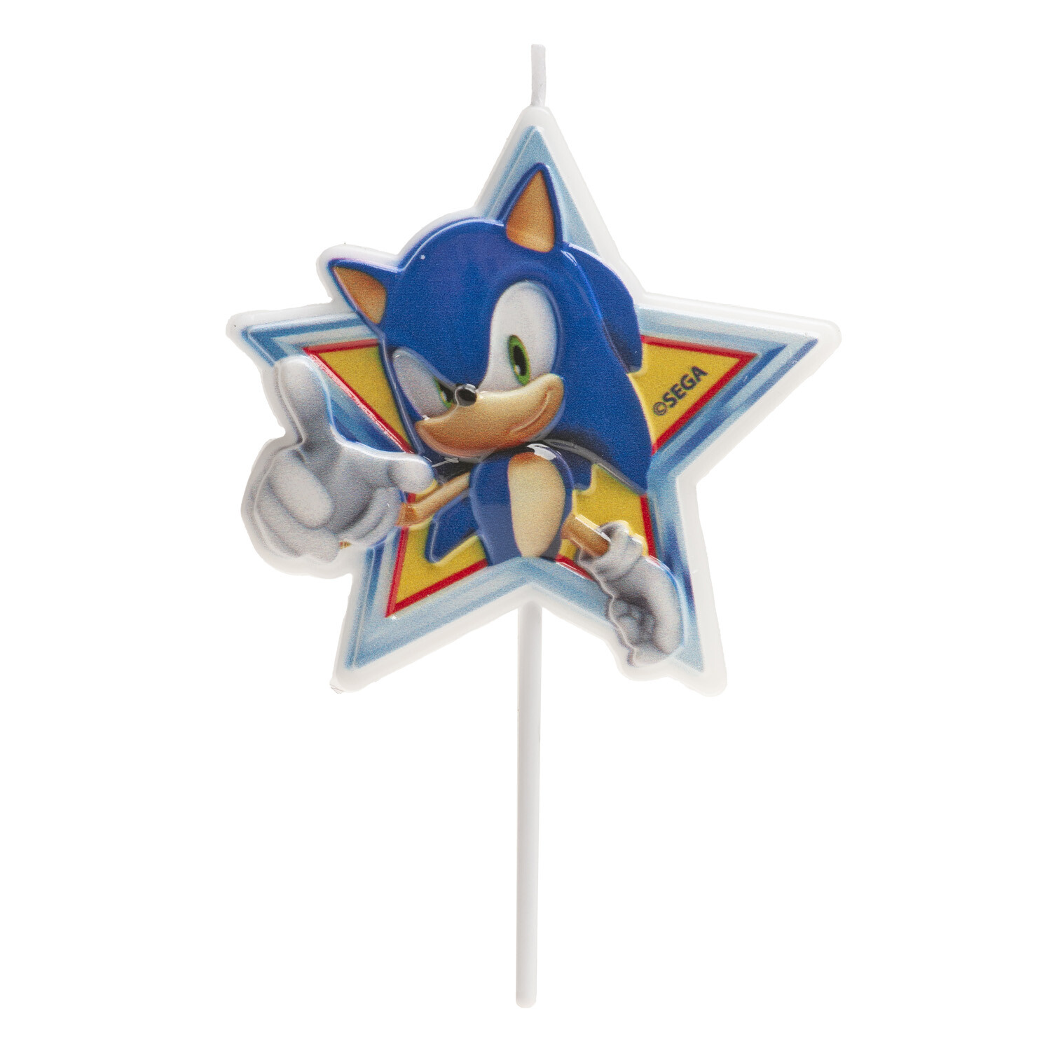 Dekora Sviečka - Sonic 11 x 7 cm