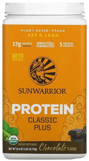 Sunwarrior protein classic plus 750 g - vanilka