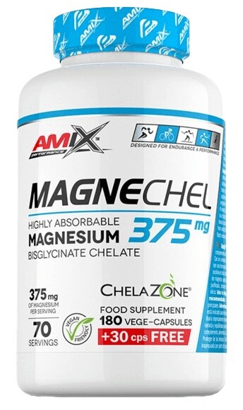 Amix magnechel magnesium bisglycinate chelate 375 mg