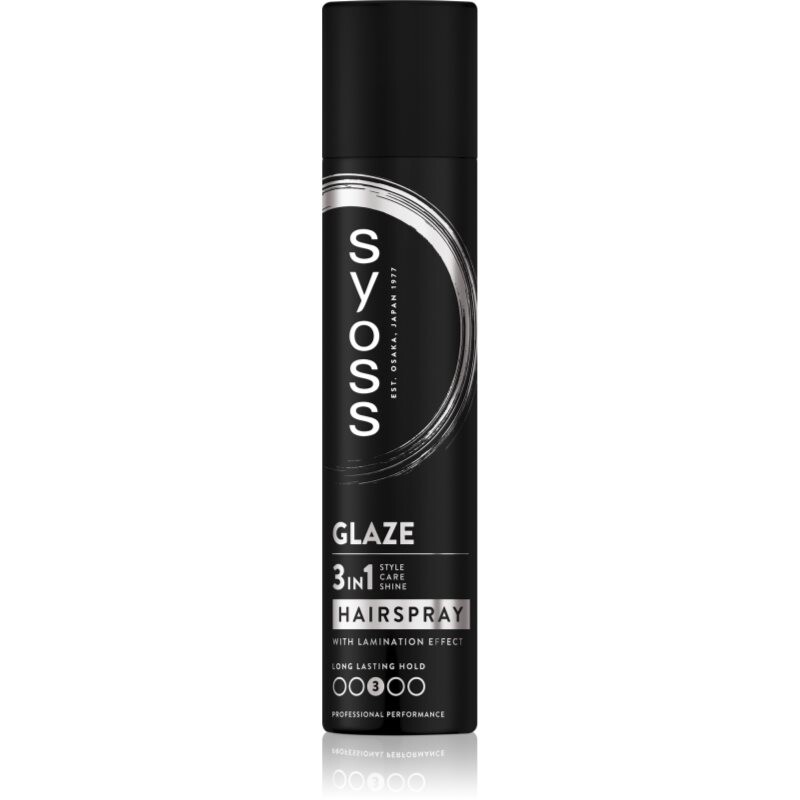 Syoss Intense Glaze Hairspray lak na vlasy so strednou fixáciou pre lesk 300 ml