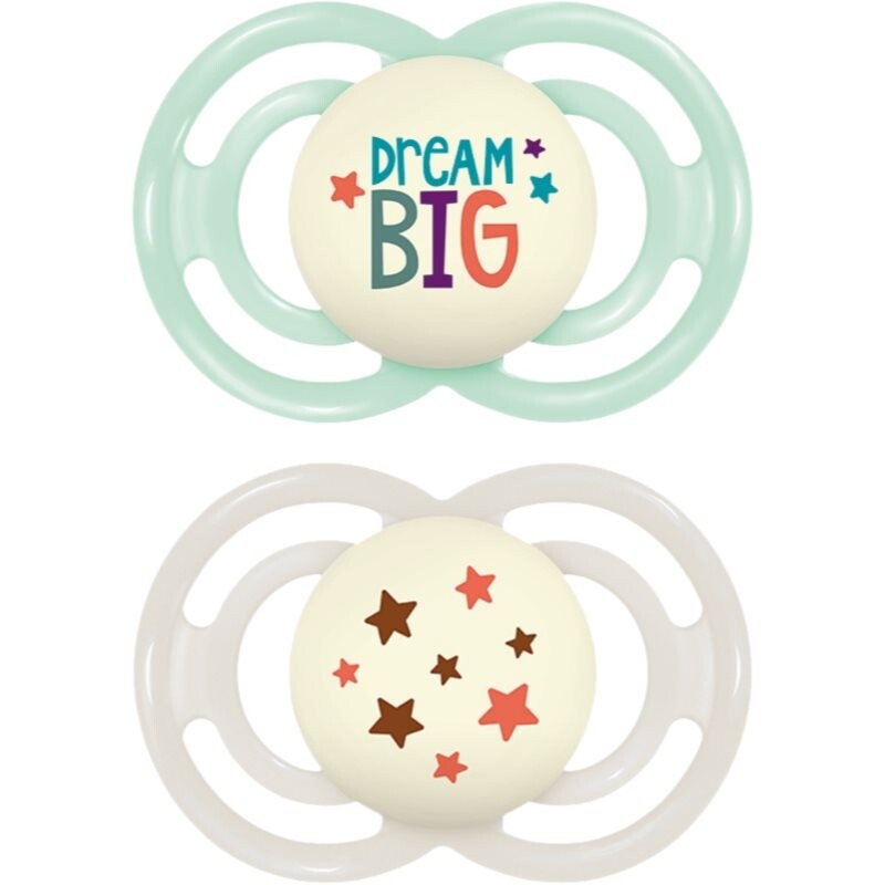 MAM Perfect Night 16+ months cumlík Mint/ Grey 2 ks