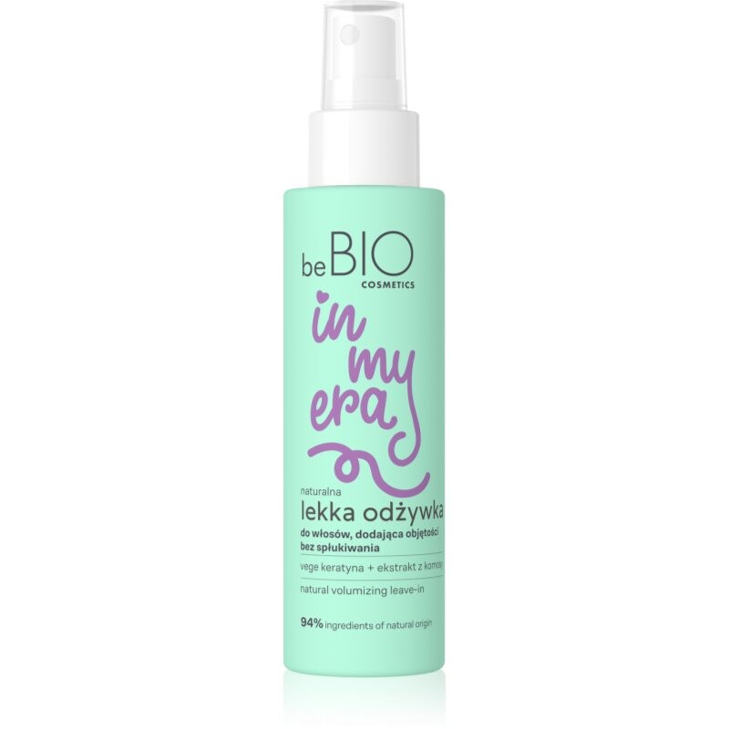 beBIO In My Era Natural Lightweight Volumizing bezoplachový kondicionér v spreji pre objem vlasov 100 ml