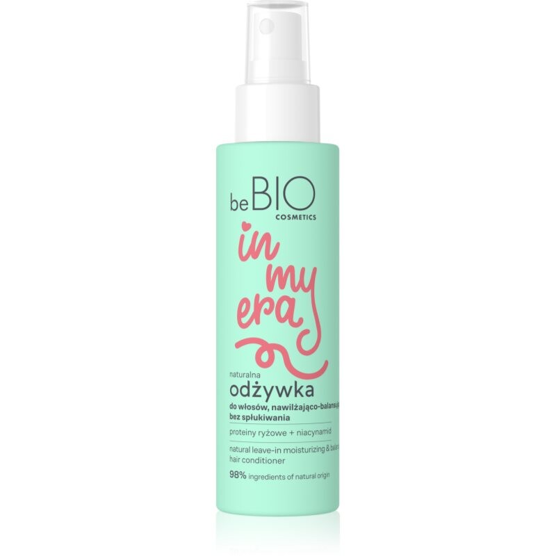 beBIO In My Era Natural Moisturizing & Balancing bezoplachový kondicionér v spreji pre normálne vlasy 100 ml