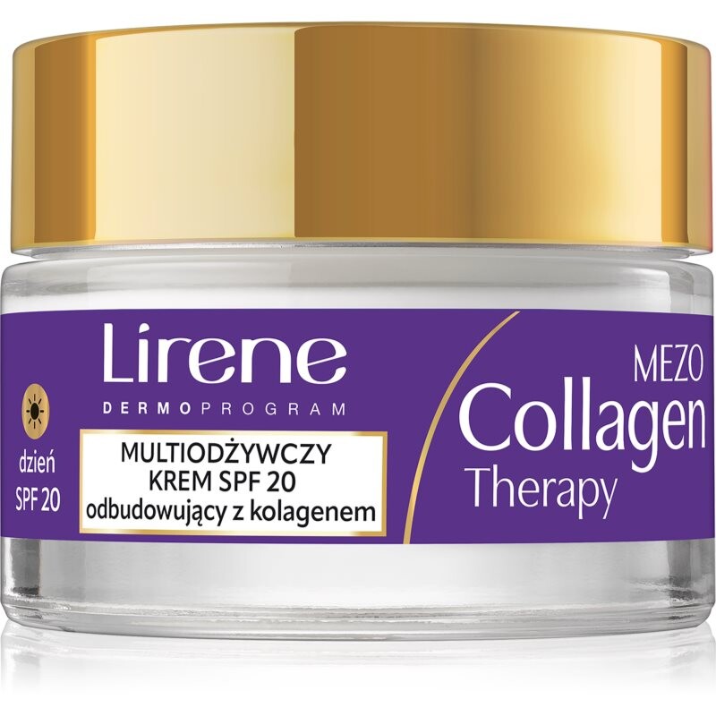 Lirene Mezo Collagen Therapy vyživujúci denný krém pre zrelú pleť SPF 20 50 ml