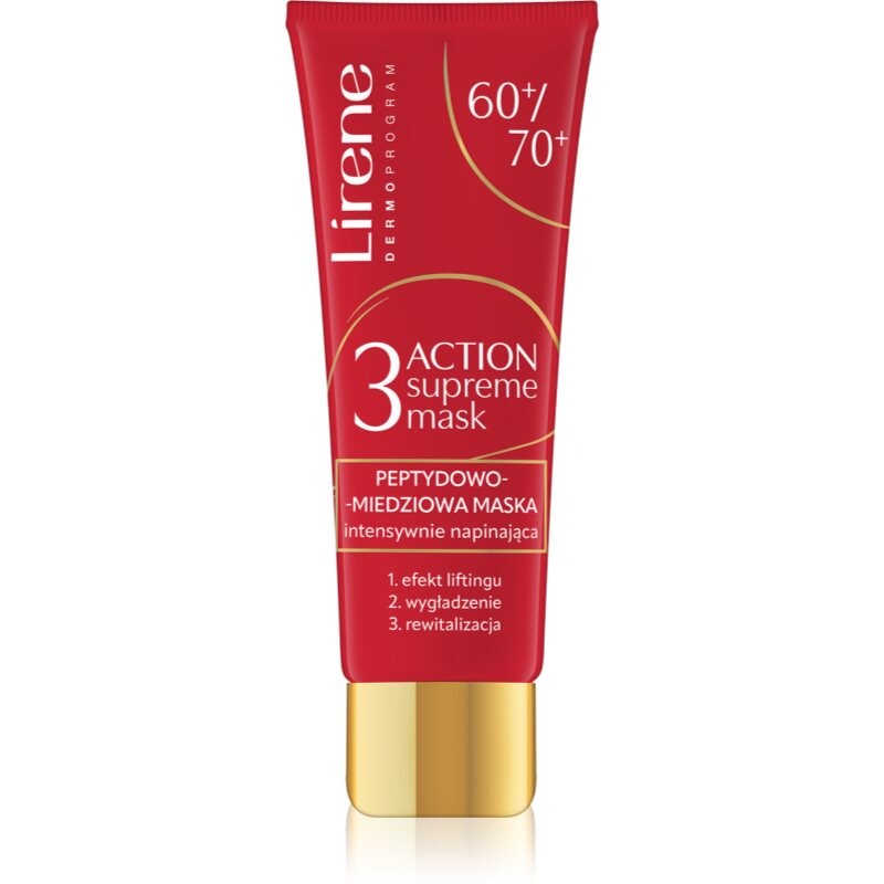 Lirene 3 Action Supreme Mask liftingová a spevňujúca maska pre zrelú pleť 50 ml
