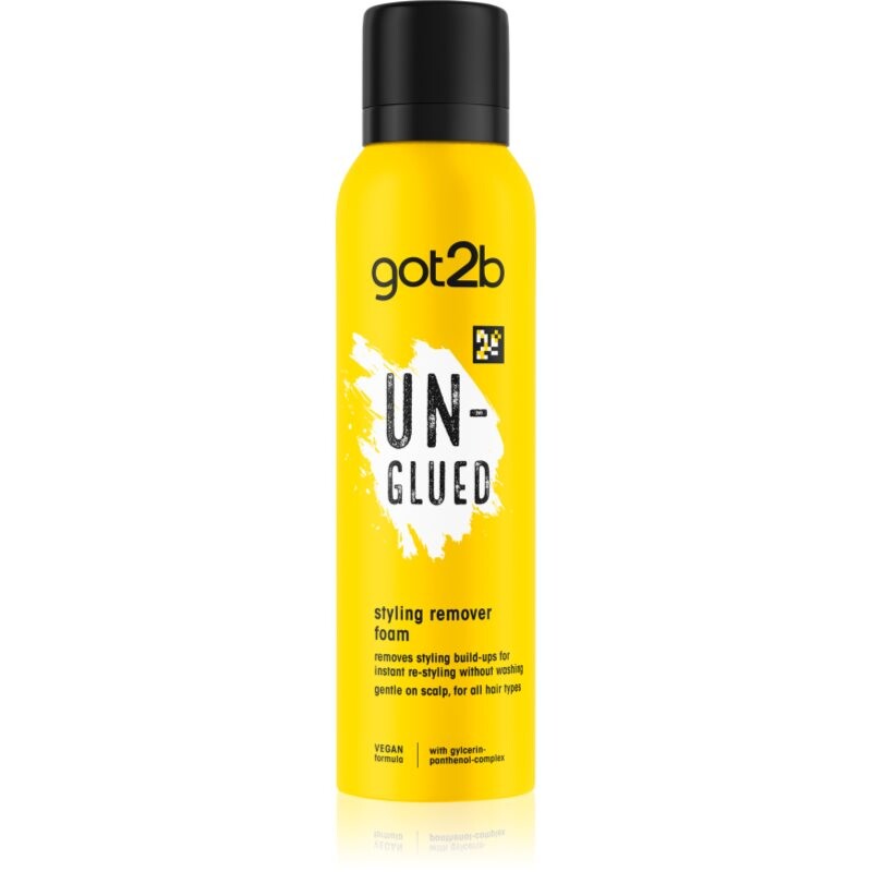 got2b Un-glued Styling Remover Foam čistiaca pena na vlasy 150 ml