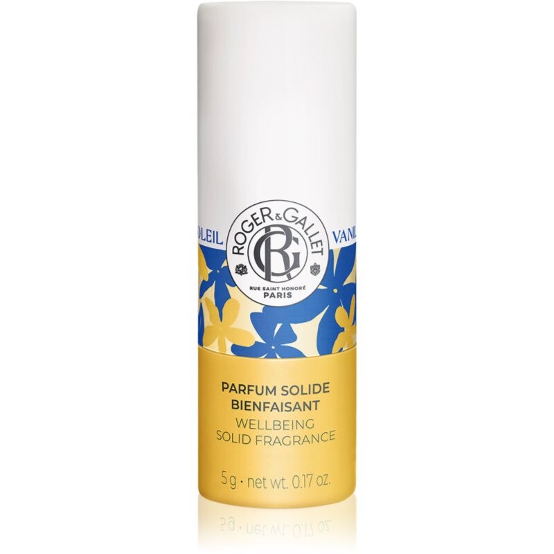 Roger & Gallet Vanille Soleil Wellbeing Solid Fragrance tuhý parfém pre ženy 5 g