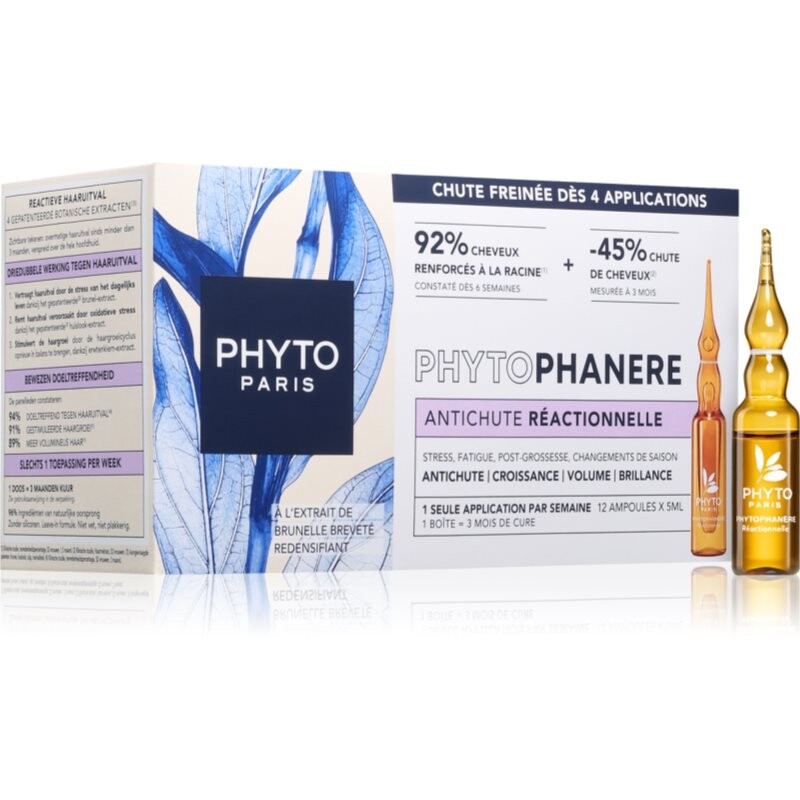 Phyto PhytoPhanere Reactive Hair Loss Treatment ampulky proti vypadávaniu vlasov 12x5 ml