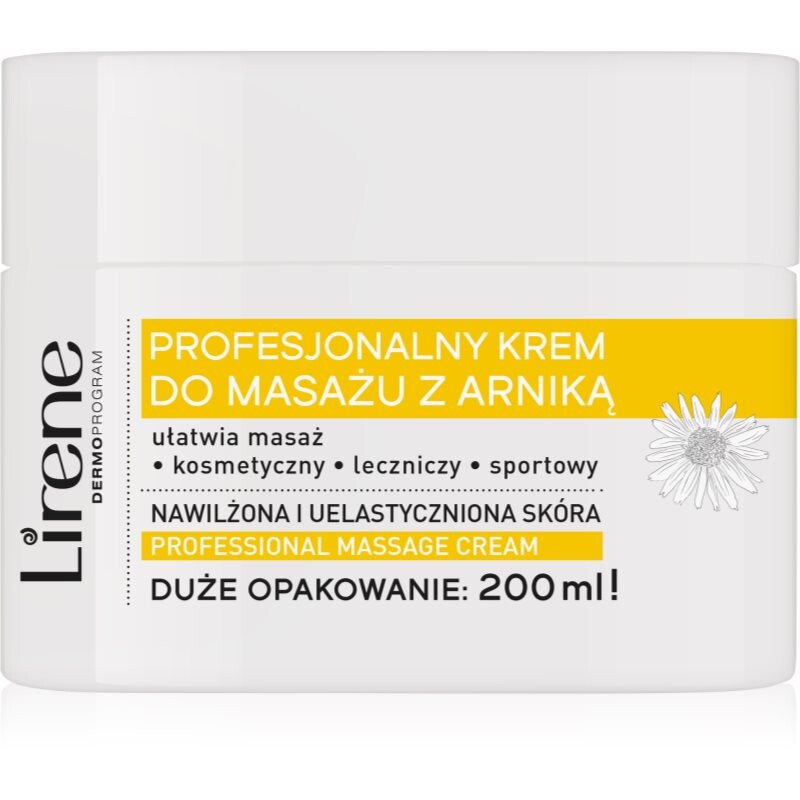 Lirene Massage Cream Arnica masážny krém s hydratačným účinkom 200 ml