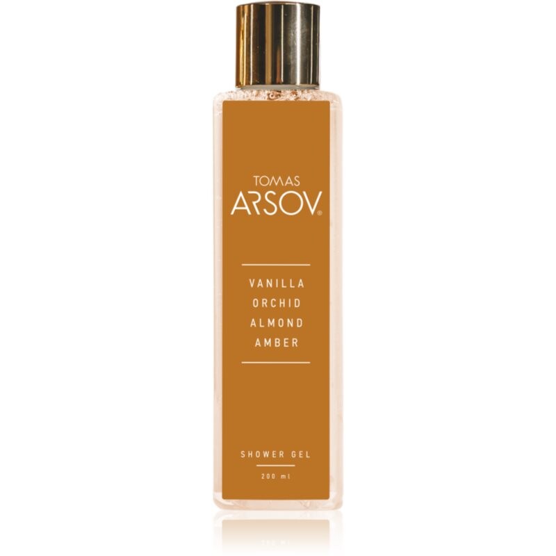 Tomas Arsov Vanilla Almond Milk Amber Shower gel parfumovaný sprchovací gél 200 ml