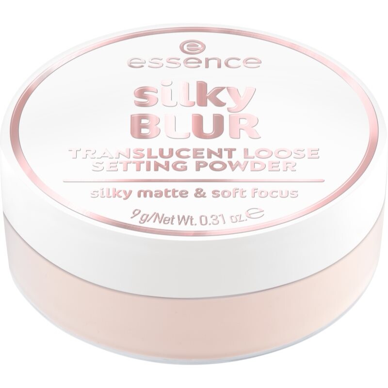 essence silky BLUR sypký fixačný púder pre matný vzhľad odtieň 10 9 g
