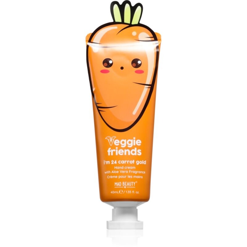 Mad Beauty Veggie Friends Carrot hydratačný krém na ruky 40 ml