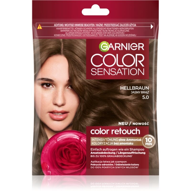 Garnier Color Sensation tónovací šampón na vlasy odtieň 5.0 Light Brown 1 ks